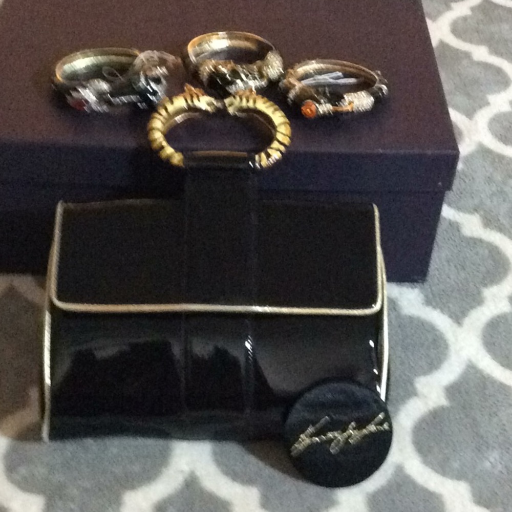 Kennith J Lane small bag and free inspired bangles